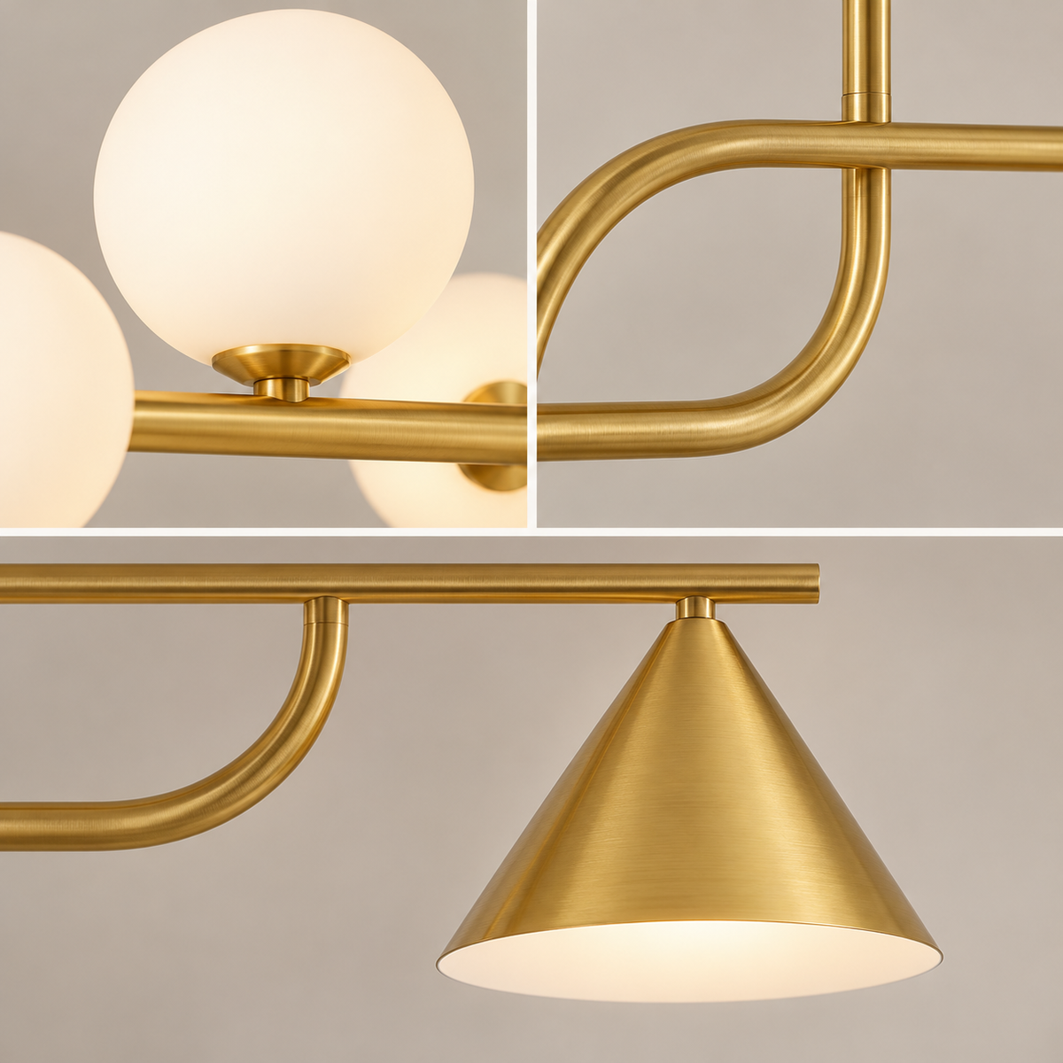 Lustra Abajur Dining GOLD DX1022-7GD