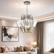 Candelabru Cristal Mini Donna Silver Premium ⌀45CM