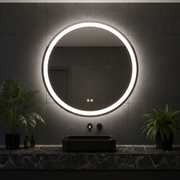 Oglinda LED Rotunda FRAMELESS 60cm, 3 Lumini, Dezaburire, DImabila si Touch OD018