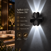 Aplica LED Exterior VELUXE 5W Neagra