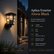 Aplica Exterior Aloria 1xE27 Eglo IP44