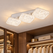 Lustra LED Aplicata Damyno White Echivalent 350W Telecomanda