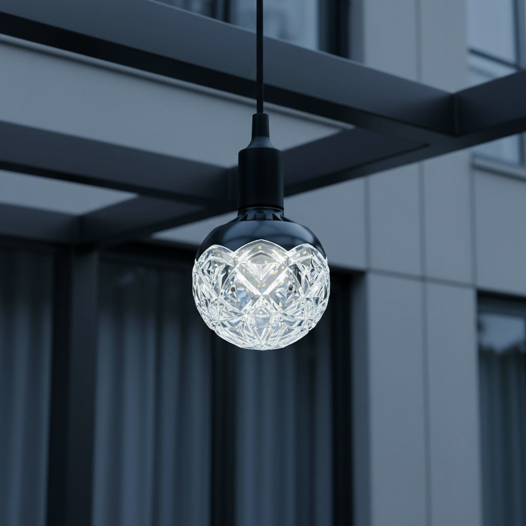 Pendul LED Exterior CRYLO 10W Black