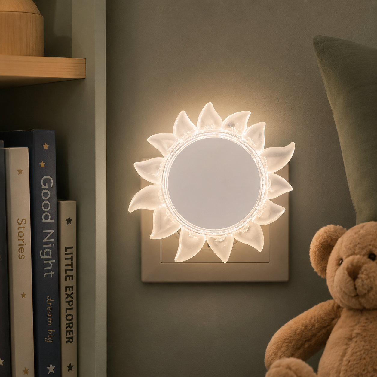 Lampa de veghe LED SUN 0.4W White