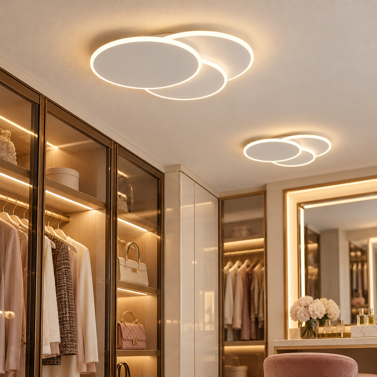 Aplica LED LOOPS Minimalist White Echivalent 200W