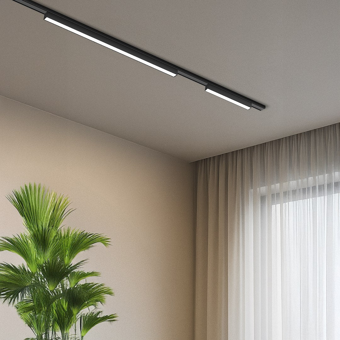 Spot LED Magnetic Liniar Premium Hyper Black 20W | 61.5CM | 48V | 3 Tipuri de Lumina