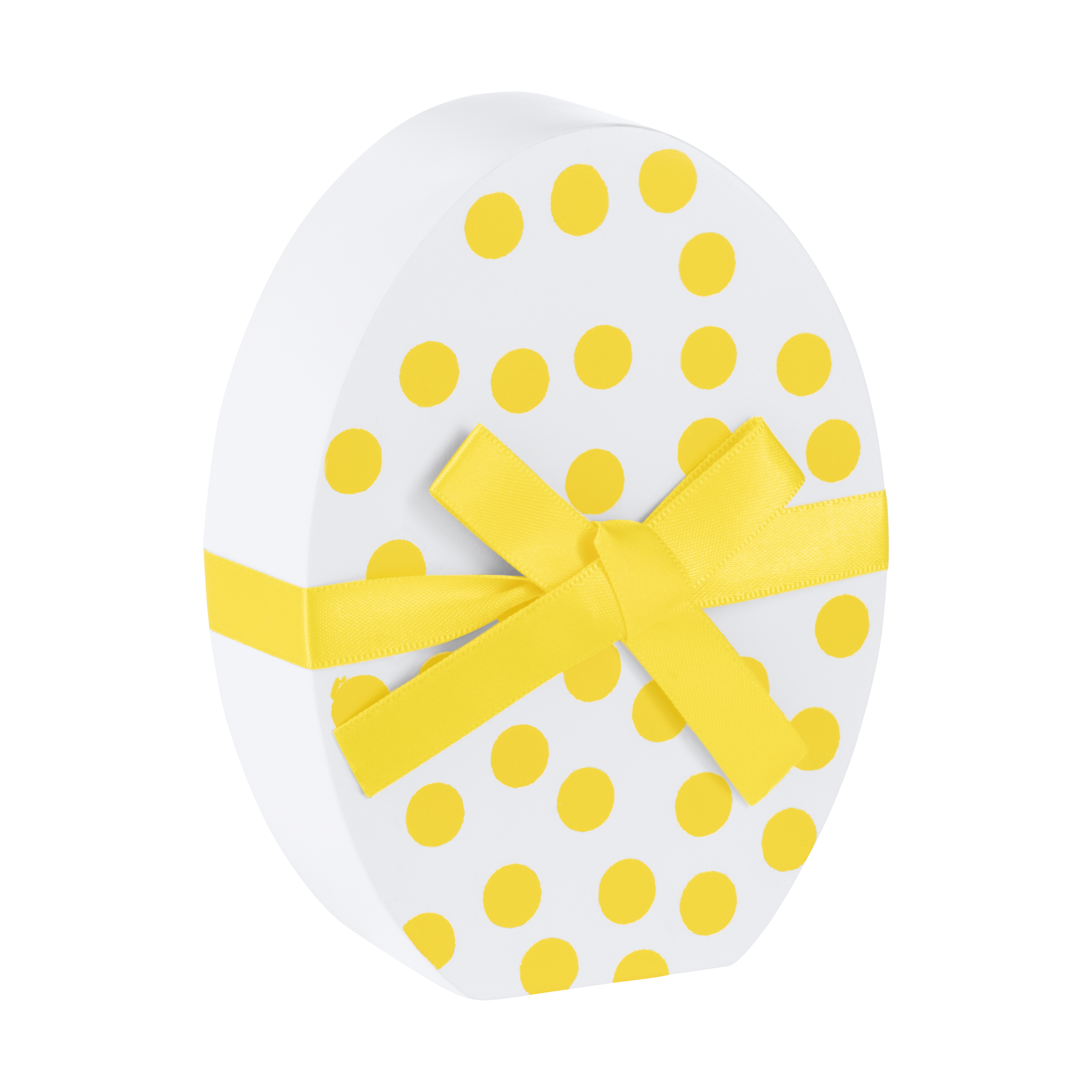 Set 12 Statuete Decorative Manambolo Egg White & Yellow