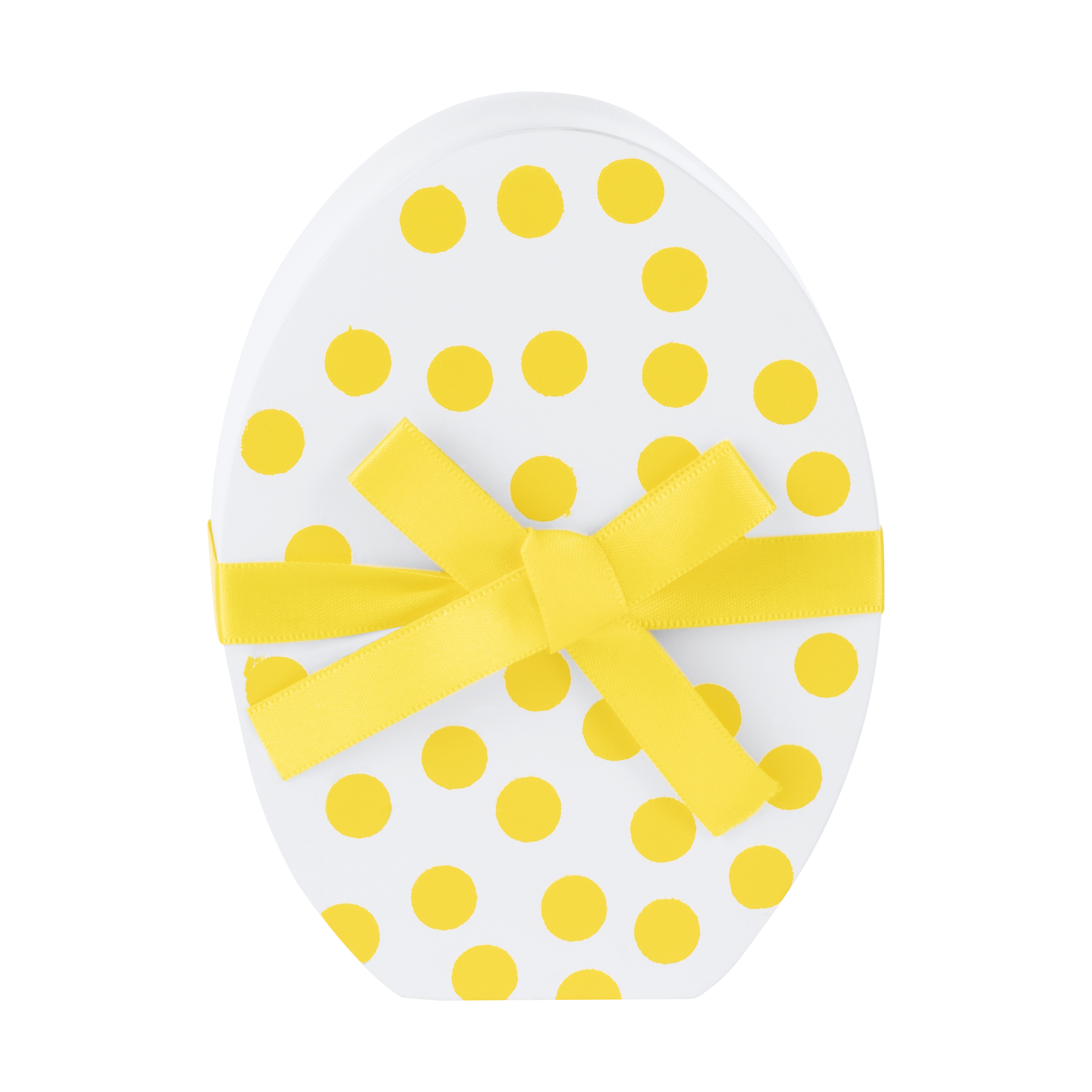 Set 12 Statuete Decorative Manambolo Egg White & Yellow