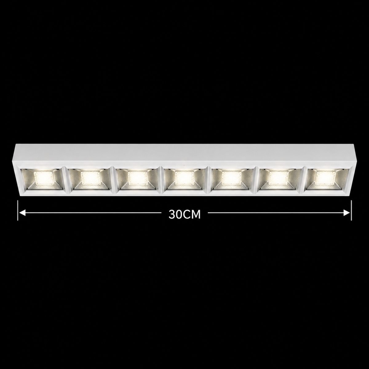 Corp Liniar LED Interconectabil Alb Moura 30CM | 15W | 6500K