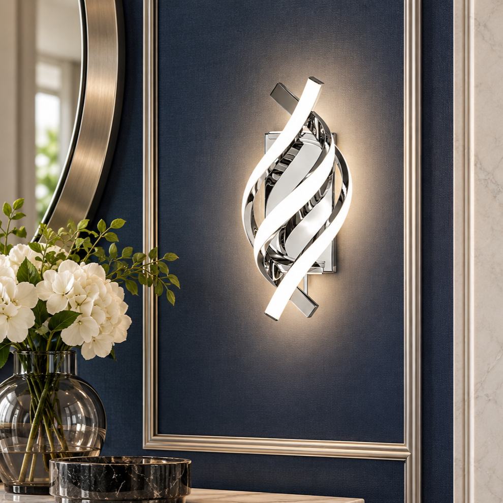 Aplica LED MARY CHROME Gloss Echivalent 100W