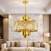 Candelabru Cristal Maxi Margot Gold Premium ⌀55CM