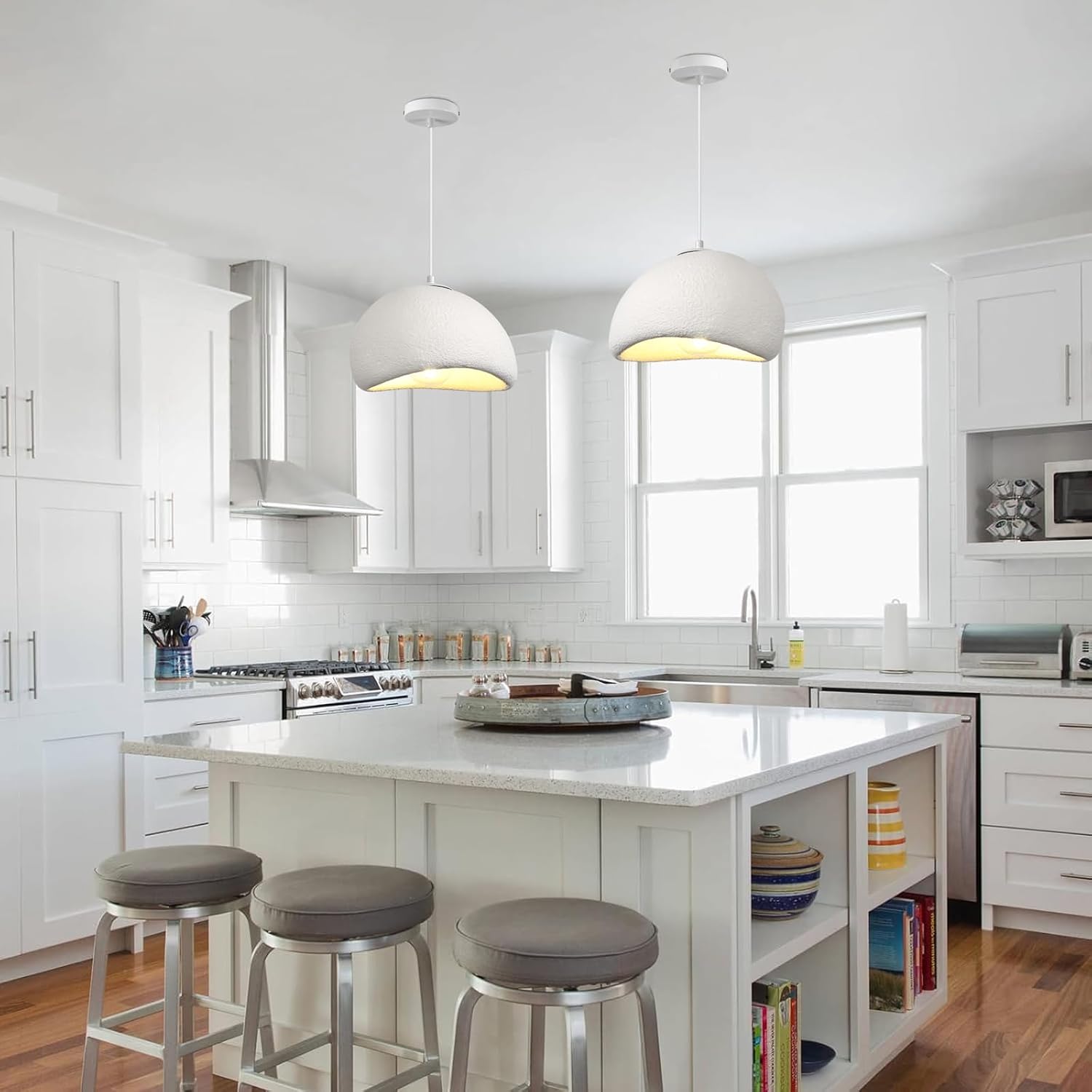 Pendul COLOSSUS Rotund Alb 30cm