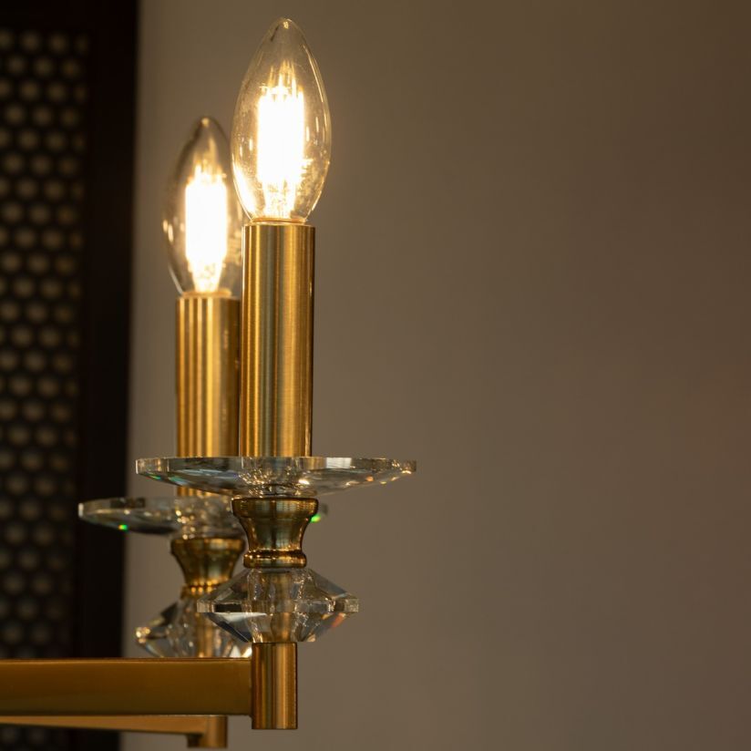 Candelabru 8xE14 ANGELYC SUBLIME Gold 68CM