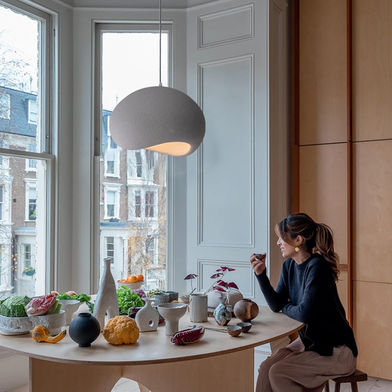 Pendul COLOSSUS Rotund Gri 50cm