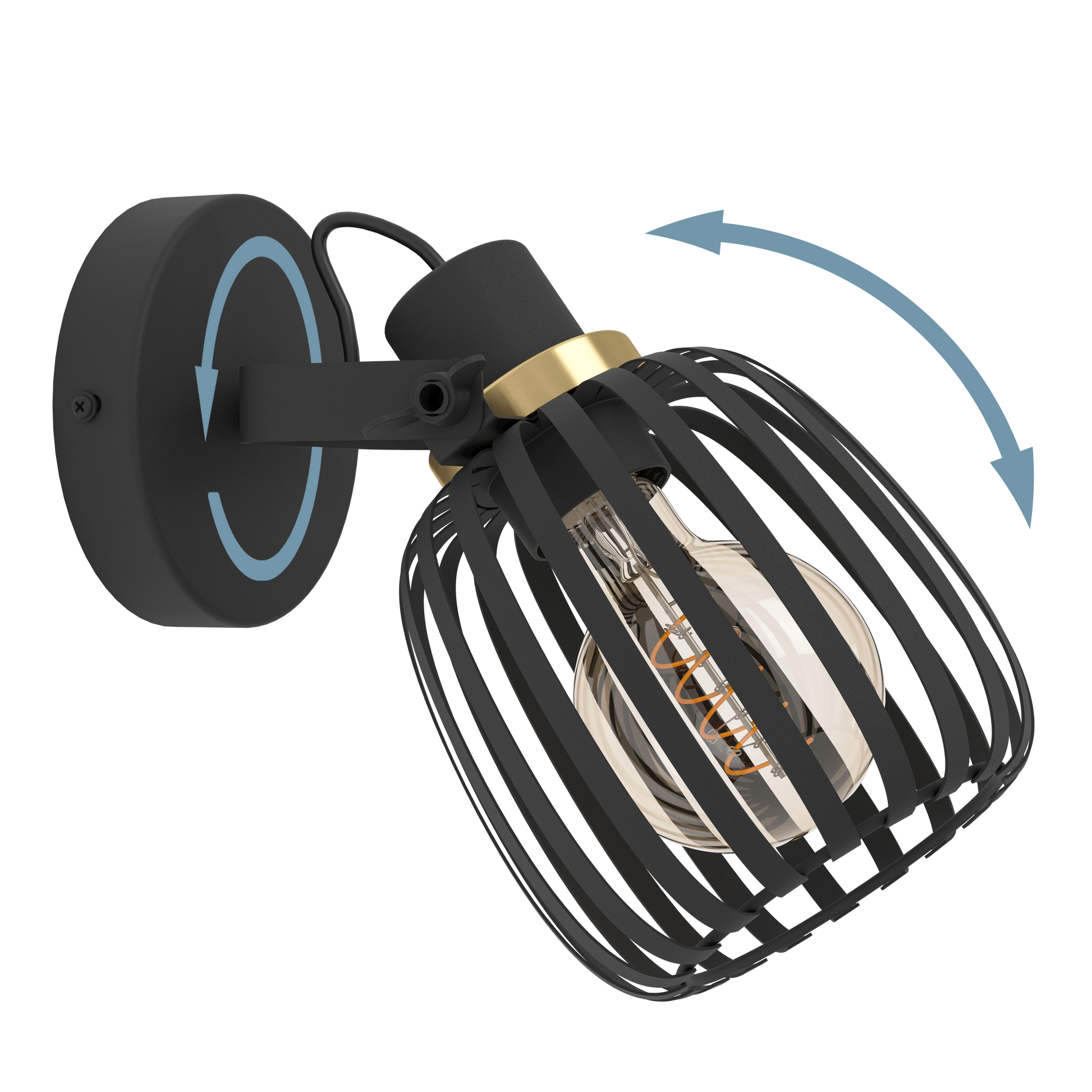 Aplica 1xE27 GIRONA EGLO 900661 APLICA PERETE / NEAGRA Wall Light Fixtures