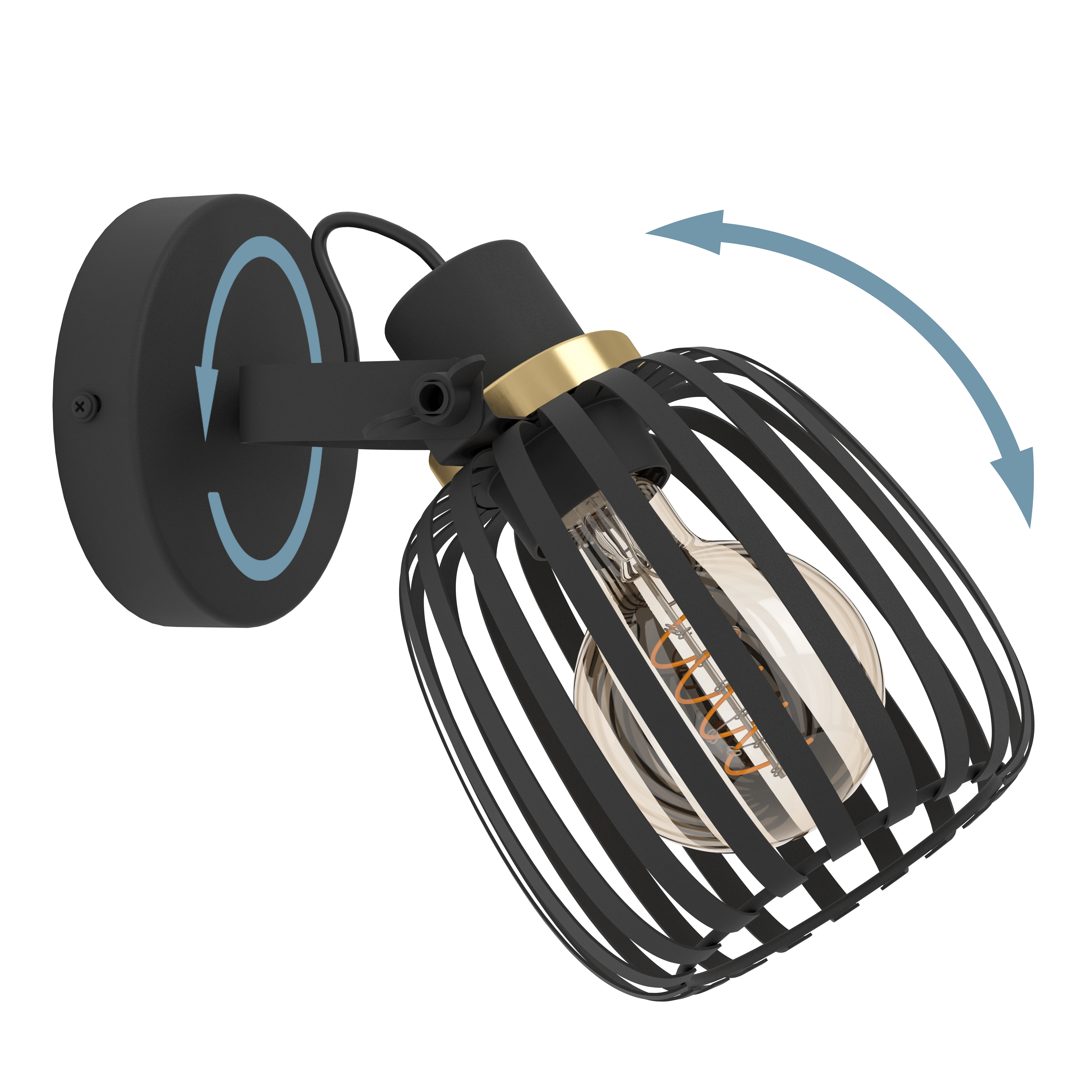 Aplica 1xE27 GIRONA EGLO 900661 APLICA PERETE / NEAGRA Wall Light Fixtures