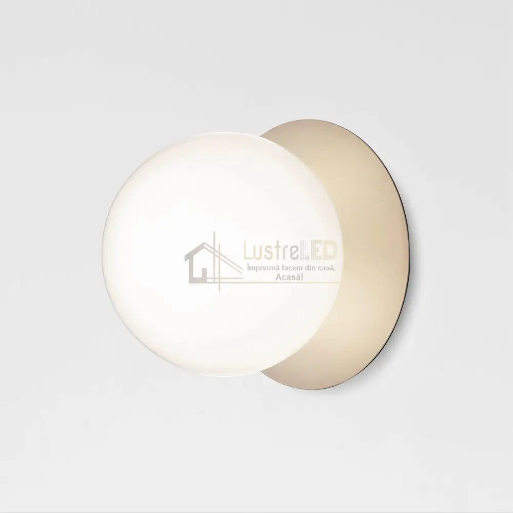Aplica Abajur Glob Mat Chrome Wall Light Fixtures