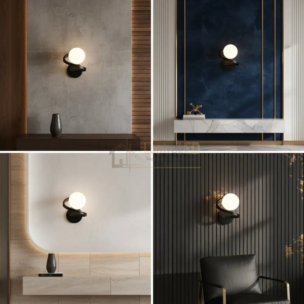 Aplica Abajur LINO 1xE27 Black NEAGRA Wall Light Fixtures