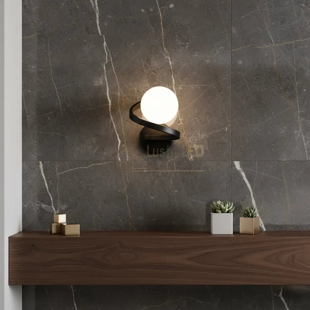 Aplica Abajur LINO 1xE27 Black NEAGRA Wall Light Fixtures