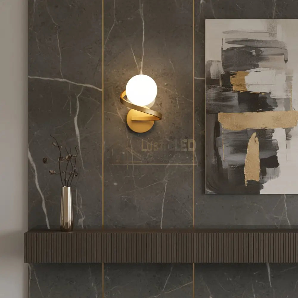 Aplica Abajur LINO 1xE27 Gold AURIE Wall Light Fixtures