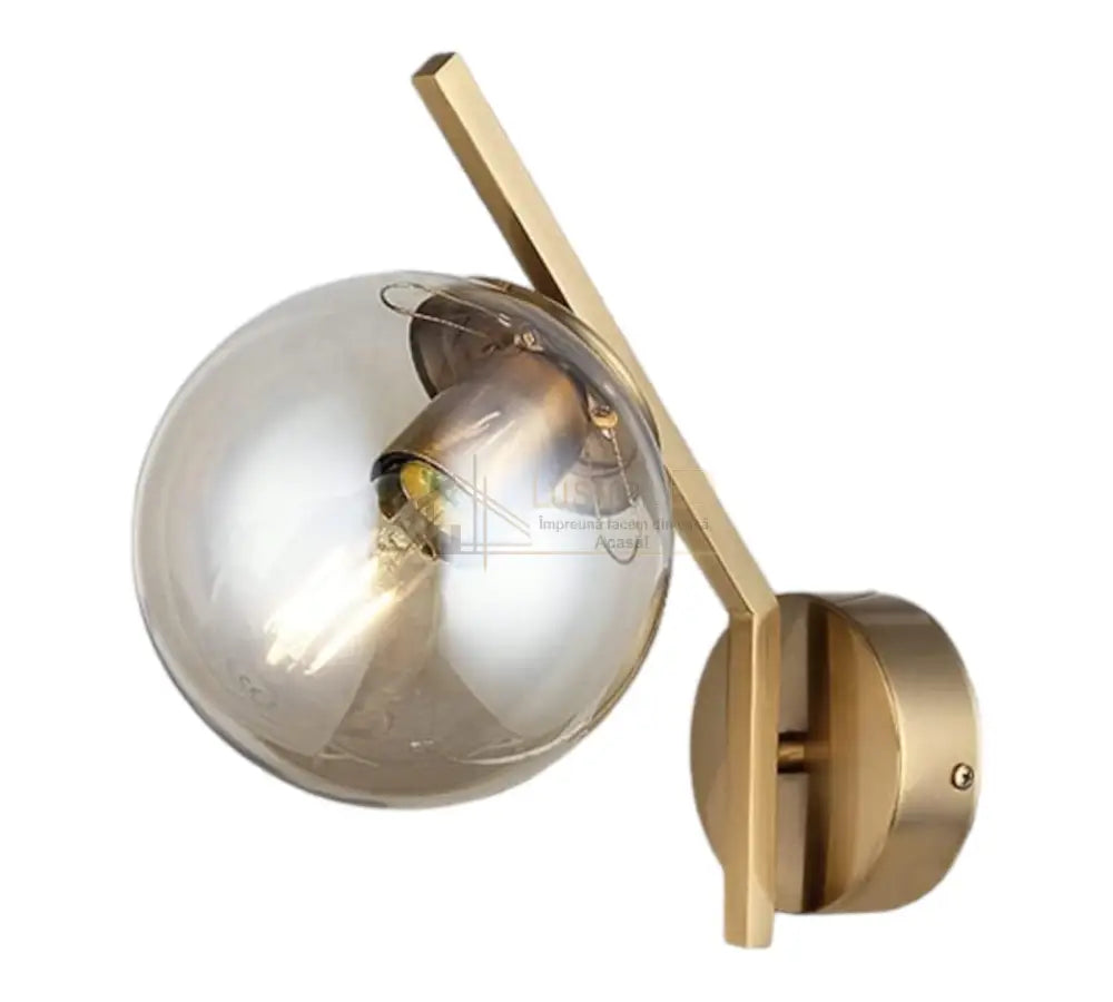 Aplica Abajur Transparent 1Xe27 Mx412-1B Wall Light Fixtures