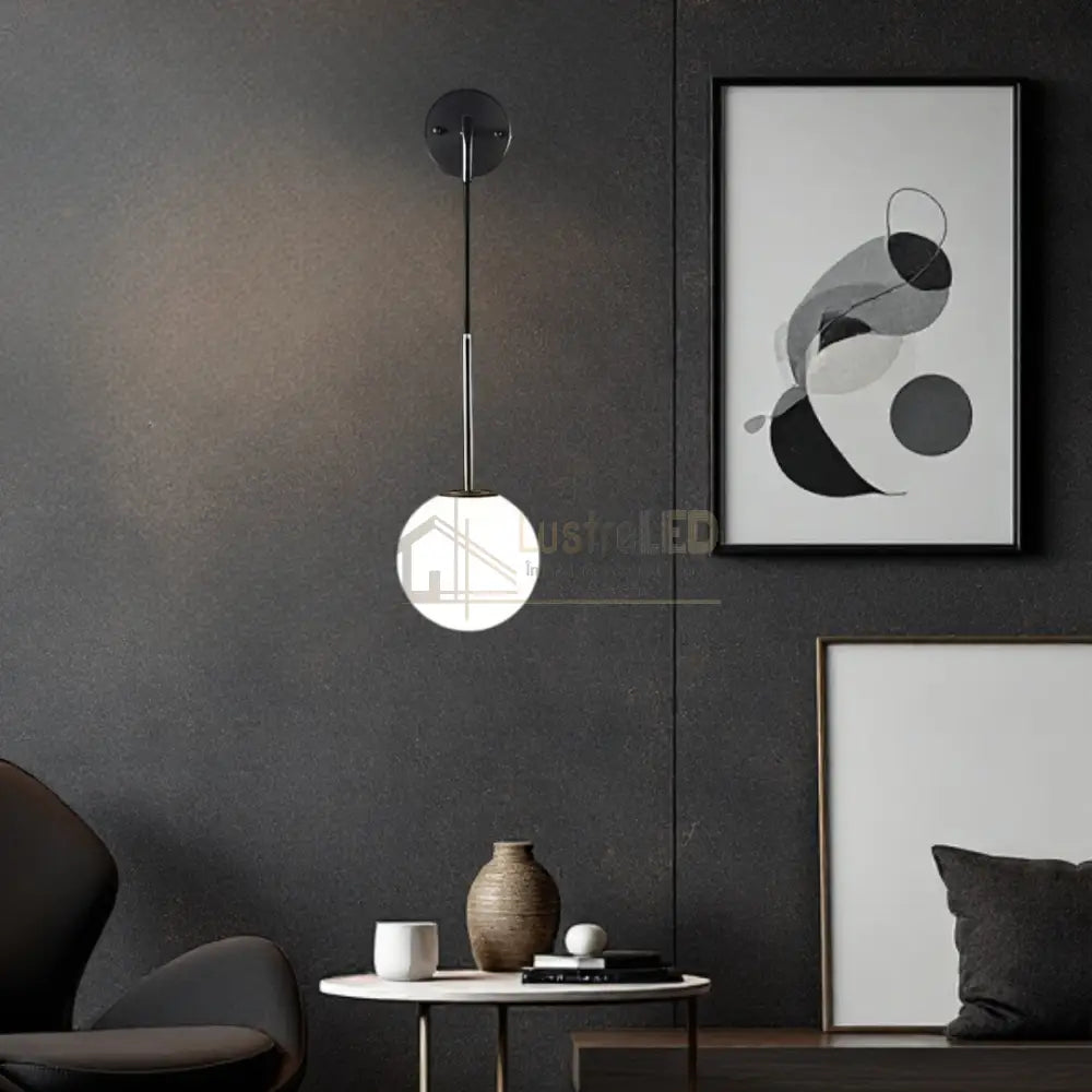 Aplica Ajustabila Nordic Style Black Abajur Mat NEAGRA / ABAJUR Wall Light Fixtures