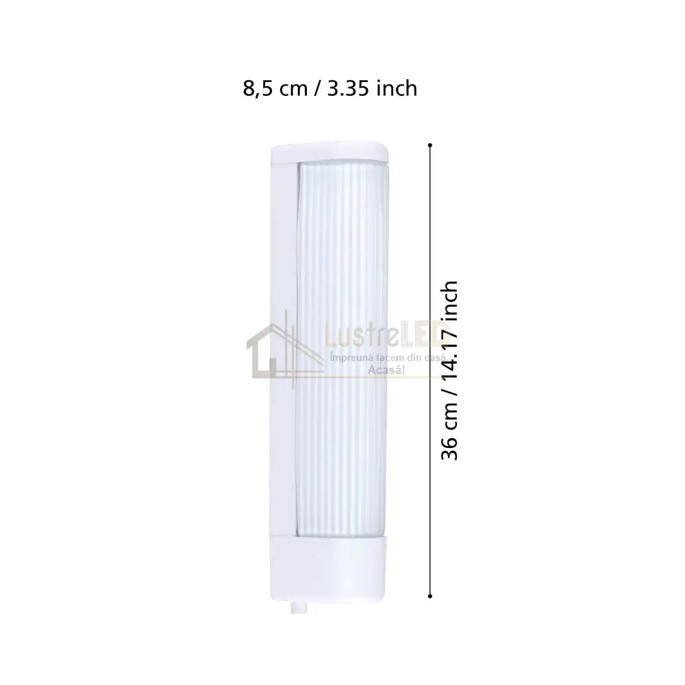 Aplica BARI 1 White 35CM EGLO ALBA / APLICA PERETE Wall Light Fixtures