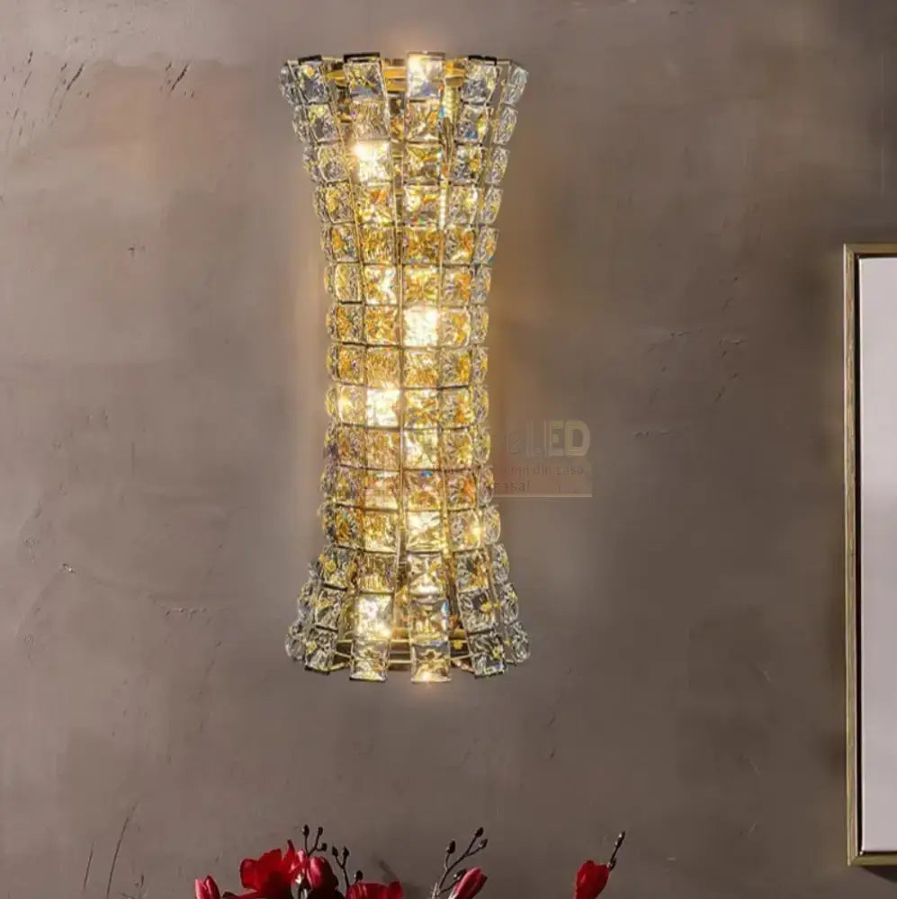 Aplica Perete Cristal Golden Corset Deluxe AURIE / CRISTAL / APLICA PERETE Wall Light Fixtures