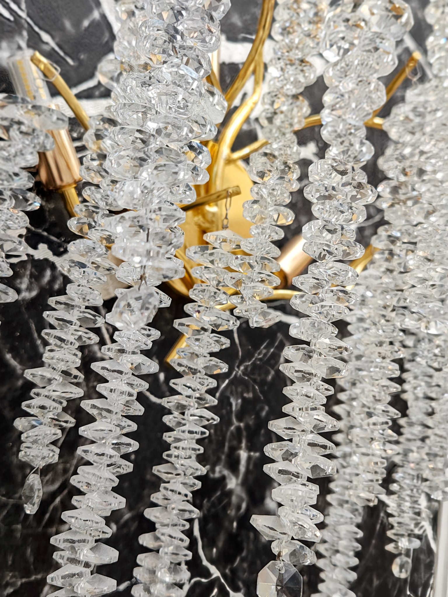 Aplica Cristal Gold Luxury Willow