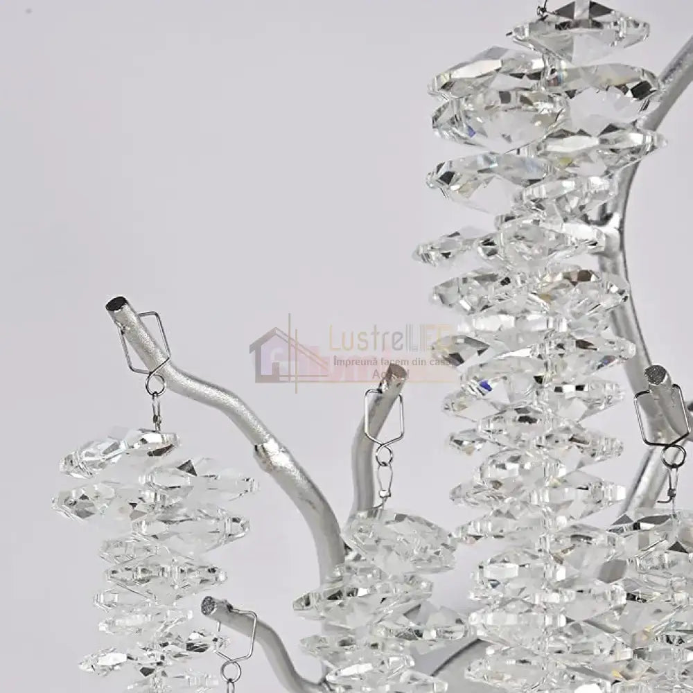 Aplica Cristal Silver Luxury Willow MINIMALIST DESIGN / ARGINTIE Wall Light Fixtures