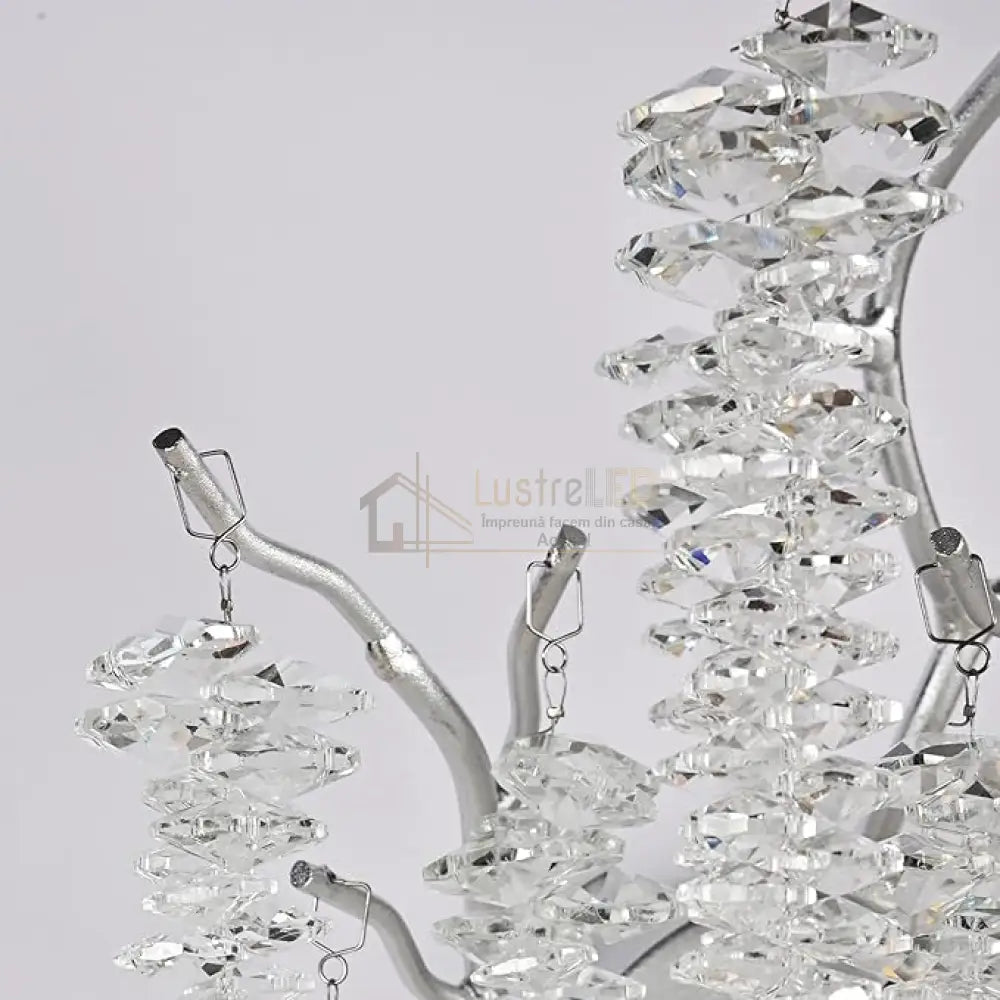Aplica Cristal Silver Luxury Willow MINIMALIST DESIGN / ARGINTIE Wall Light Fixtures