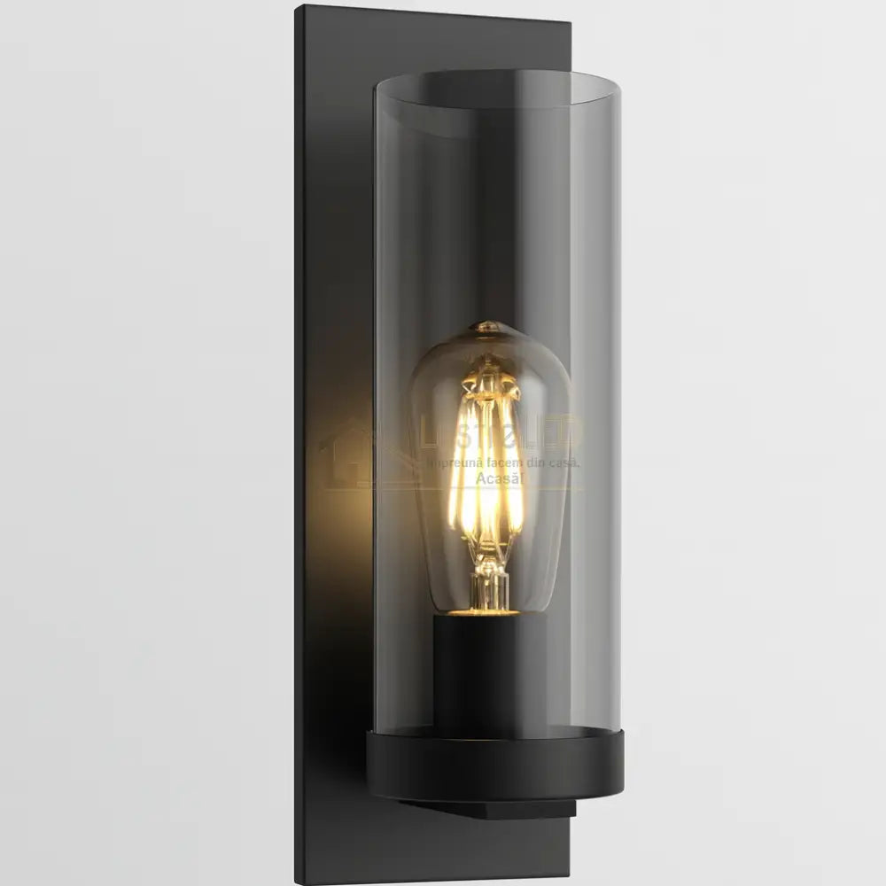 Aplica De Interior Cu Sticla Vaporizata Transparenta