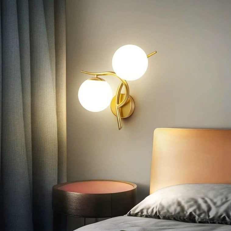 Aplica Nordic Style Double Moon Gold MX957-2