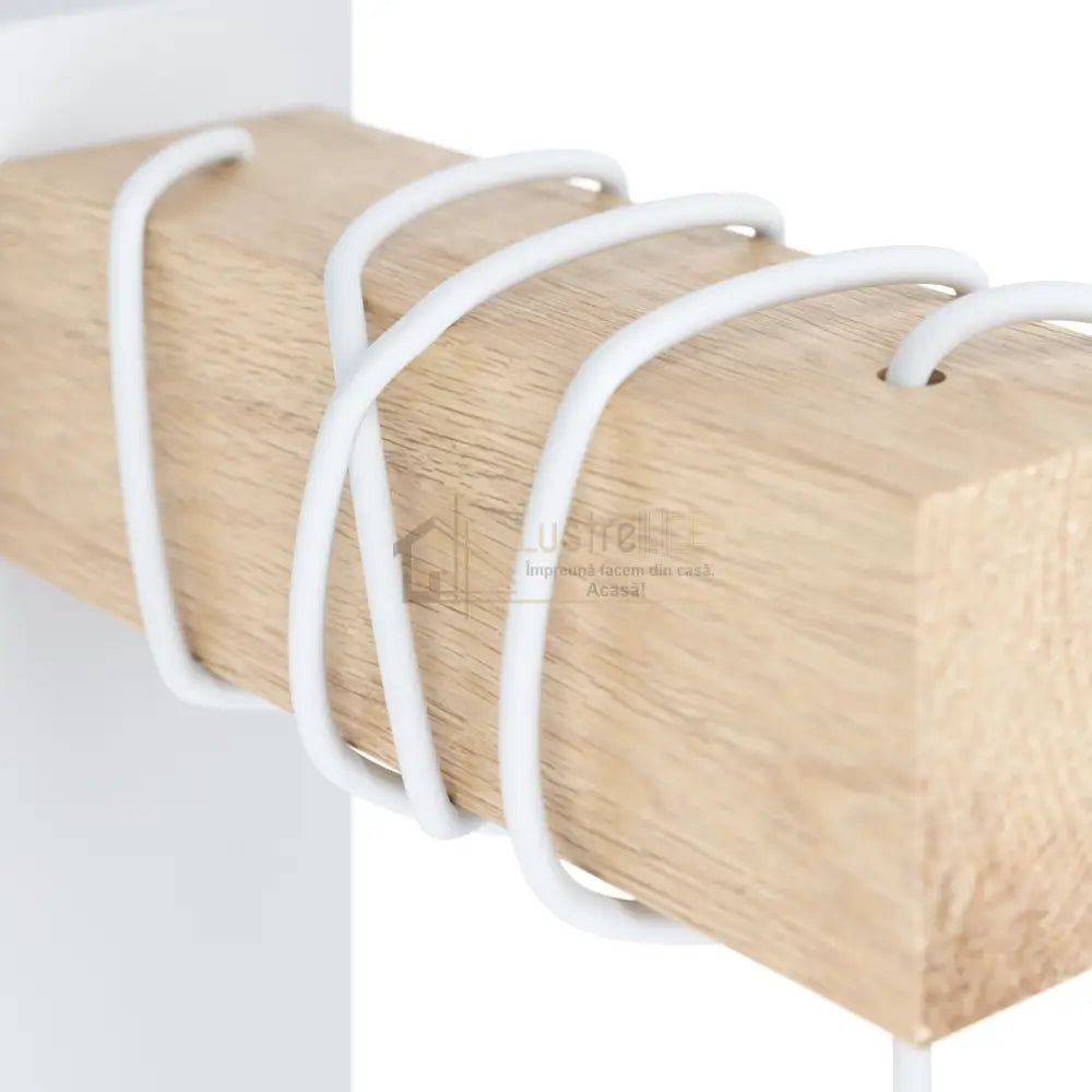 Aplica EGLO TOWNSHEND White & Wood 1xE27 Lighting Fixtures