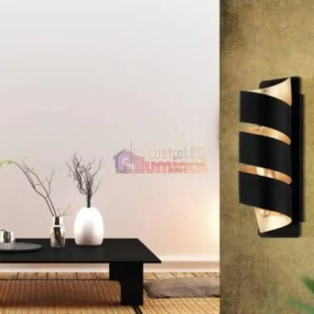 Aplica LED 40W ELIZONDO NEGRU+AURIU lustreled.ro