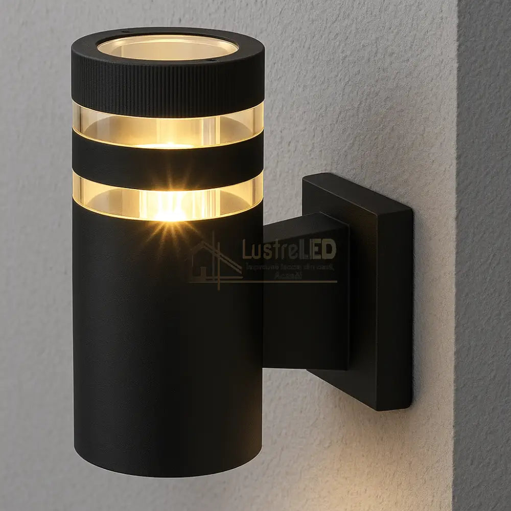 Aplica Exterior 1xE27 Black Mamba APLICA PERETE / NEAGRA Lighting