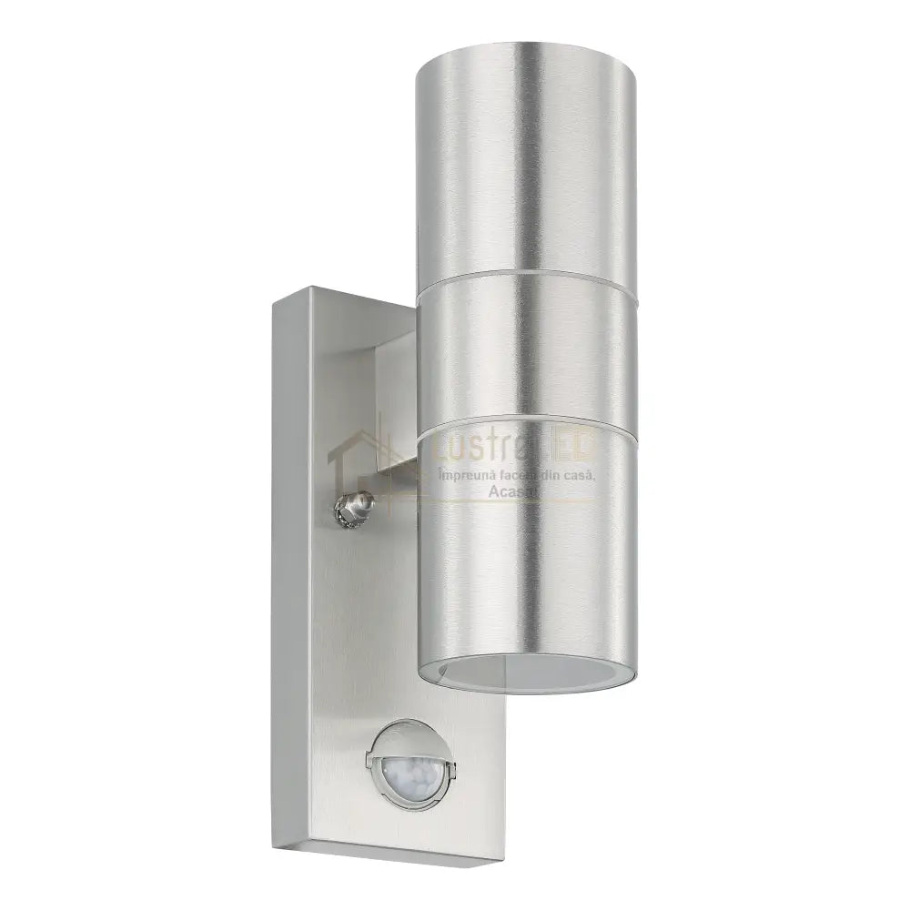 Aplica Exterior RIGA 5 Silver cu Senzor 21.5CM ARGINTIE / APLICA PERETE Wall Light Fixtures