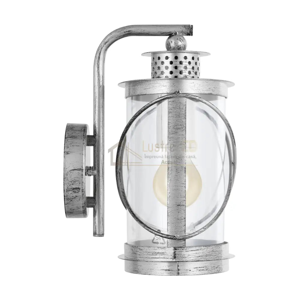 Aplica Exterior Tip Felinar HILBURN 1 Silver ARGINTIE / APLICA PERETE Wall Light Fixtures