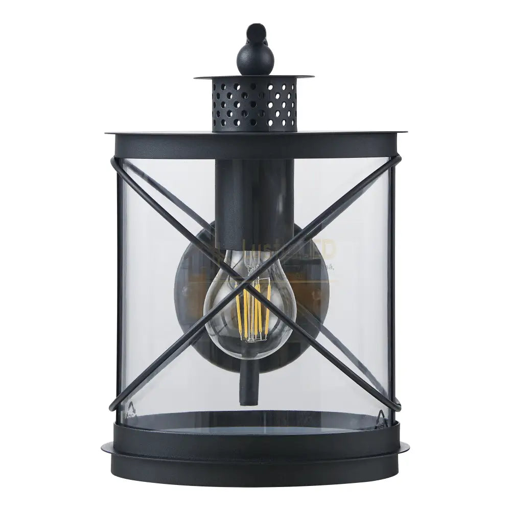 Aplica Exterior Tip Felinar HILBURN Black NEAGRA / APLICA PERETE Wall Light Fixtures