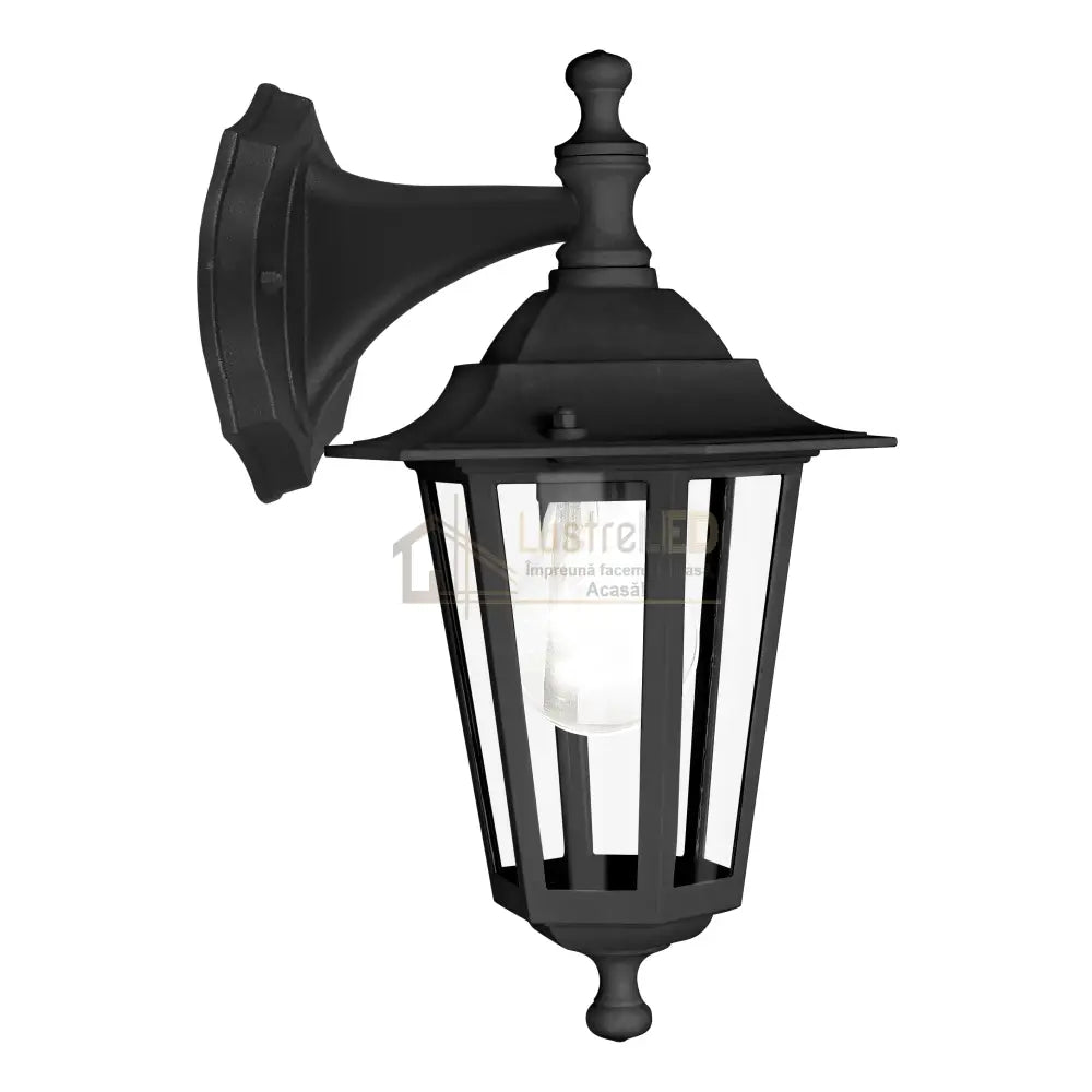 Aplica Exterior Tip Felinar LATERNA 4 Black 35CM NEAGRA / APLICA PERETE Wall Light Fixtures