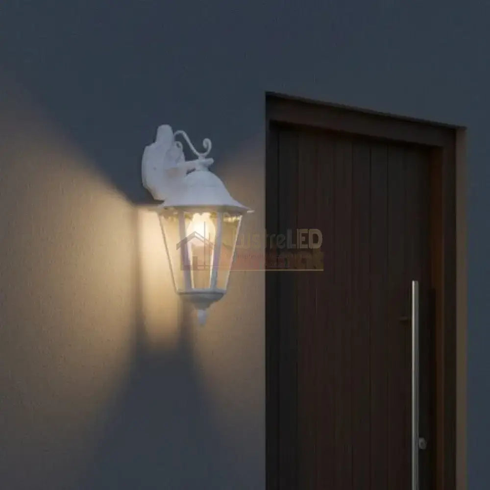 Aplica Exterior Tip Felinar NAVEDO White 47.5CM Eglo ALBA / APLICA PERETE Wall Light Fixtures