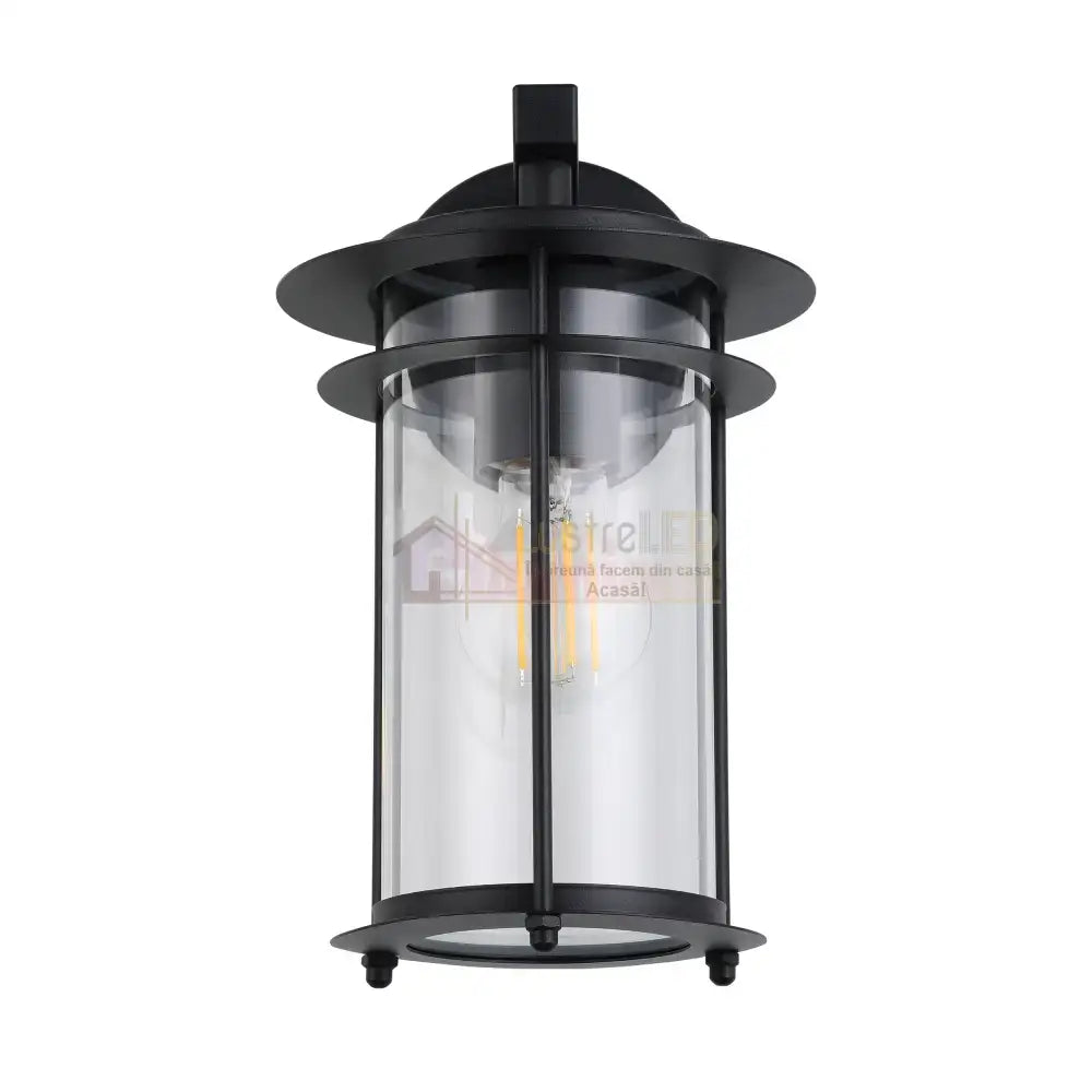 Aplica Exterior Tip Felinar VALDEO Black Eglo NEAGRA / APLICA PERETE Wall Light Fixtures
