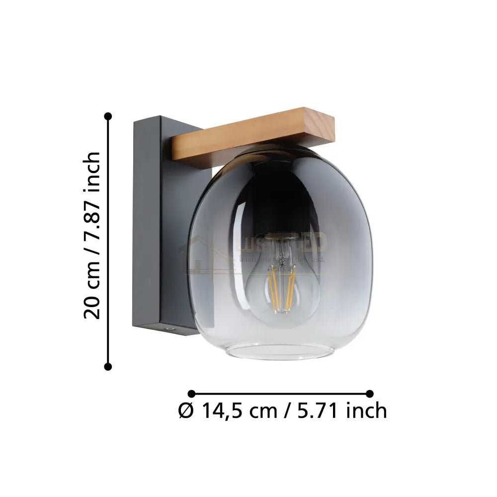 Aplica Exterior 1xE27 FILAGO EGLO 900826 lustreled.ro