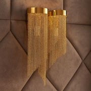 Aplica Perete Golden Chains Deluxe 2xE14