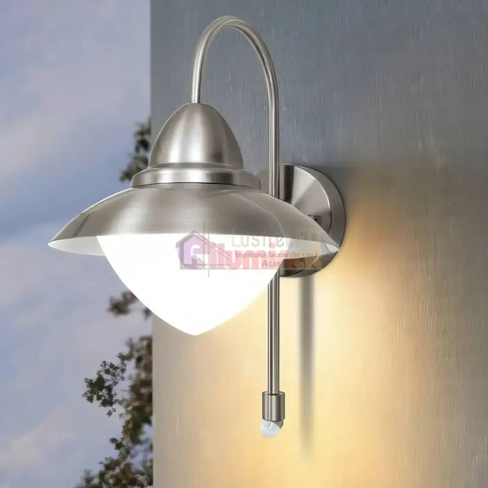 Aplica Inox SIDNEY Exterior 87105 Eglo lustreled.ro