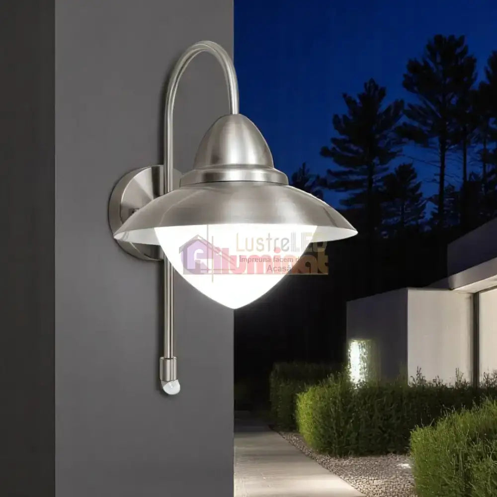 Aplica Inox SIDNEY Exterior 87105 Eglo lustreled.ro