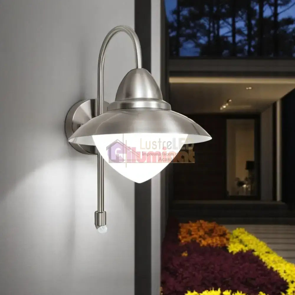 Aplica Inox SIDNEY Exterior 87105 Eglo lustreled.ro