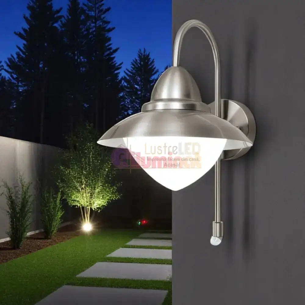 Aplica Inox SIDNEY Exterior 87105 Eglo lustreled.ro