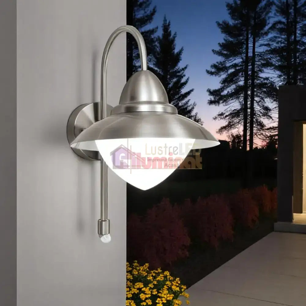 Aplica Inox SIDNEY Exterior 87105 Eglo lustreled.ro