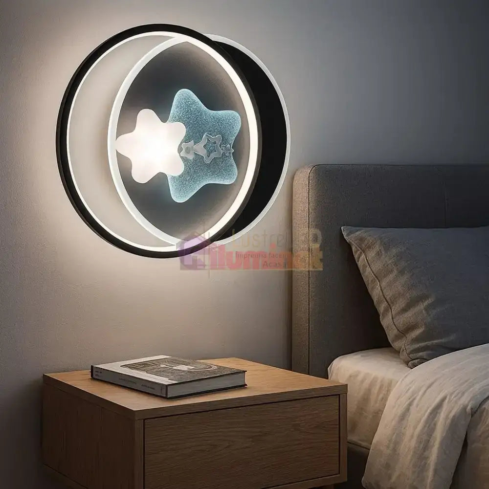 Aplica LED 102W Round STARS Echivalent 500W Telecomanda lustreled.ro